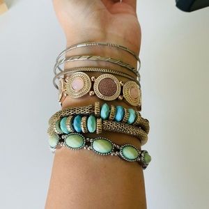 Various bracelets